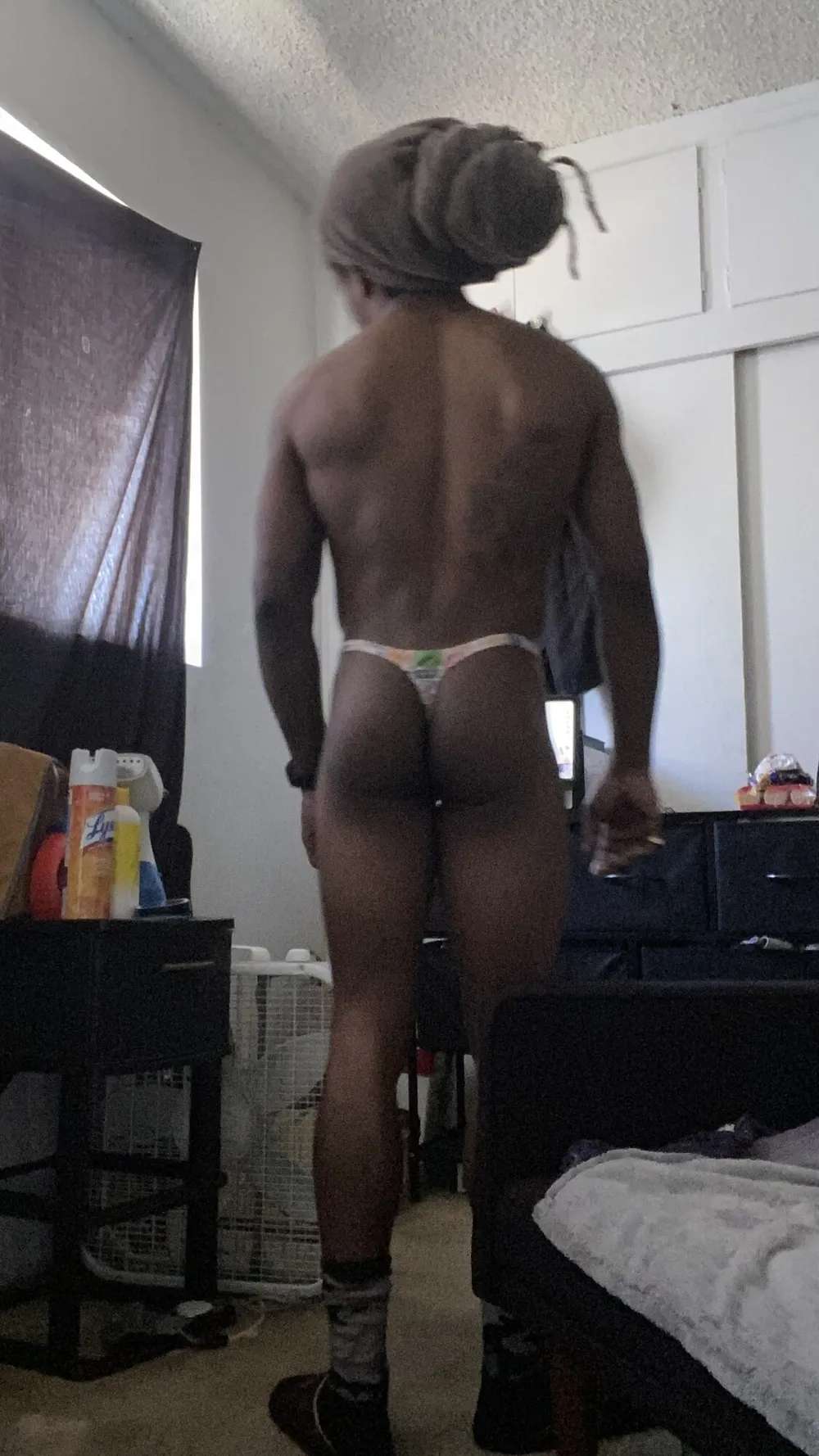 Thong Underwear on a Black Male #6