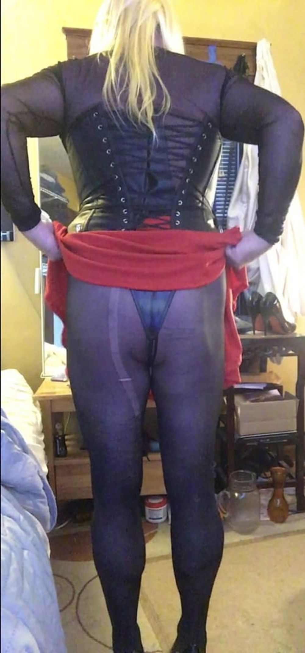 Slut in Sheer Black Silk #51