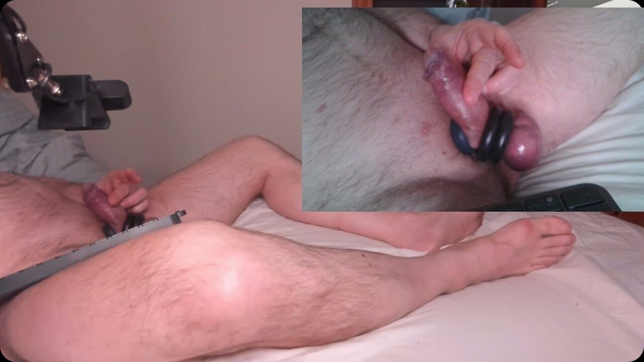 More strapped cock and balls #52