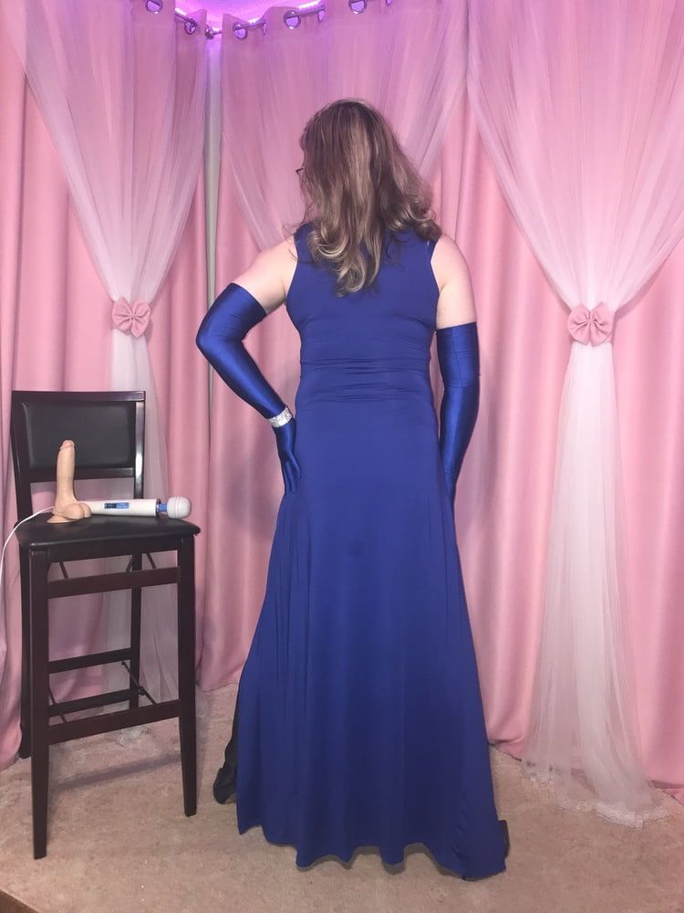  Joanie - Blue Maxi Vest Dress and Lady Marlene Part 3 #23
