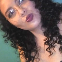 with glasses and stockings