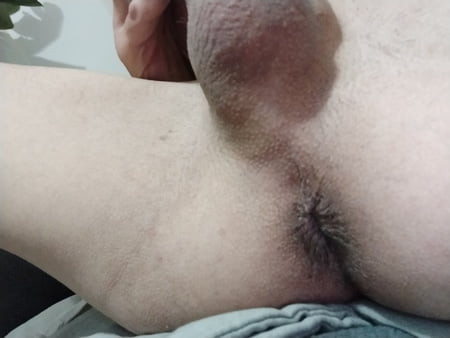 Shaved cock and asshole