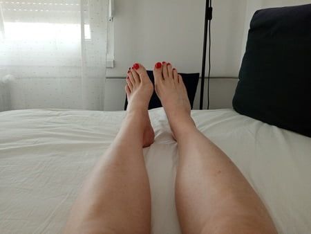 only feet and legs