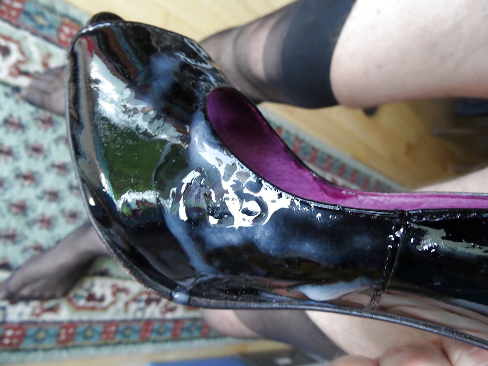 High heel cum shot #29