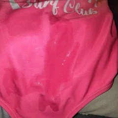 Cumshot swimsuit 