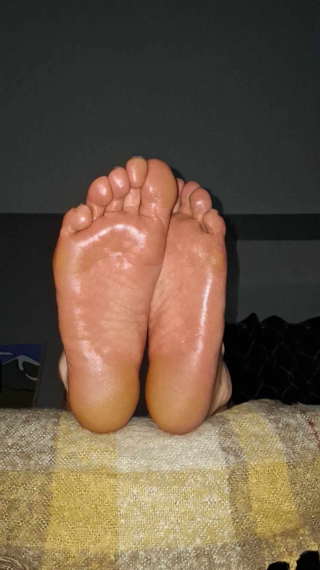 I fantasize about having my feet worshiped