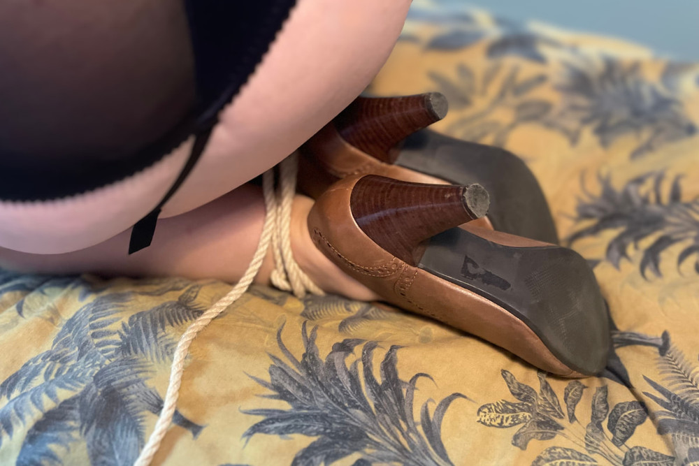 Tobie Nash tied-up Vintage style! #6