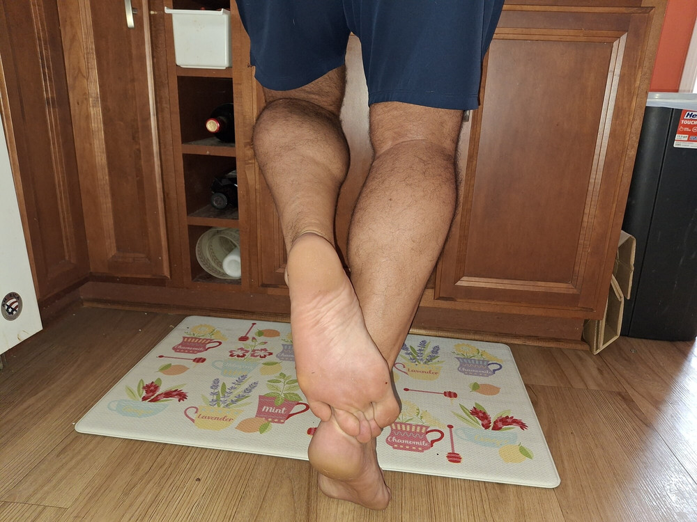 Floor view of my feet  #6
