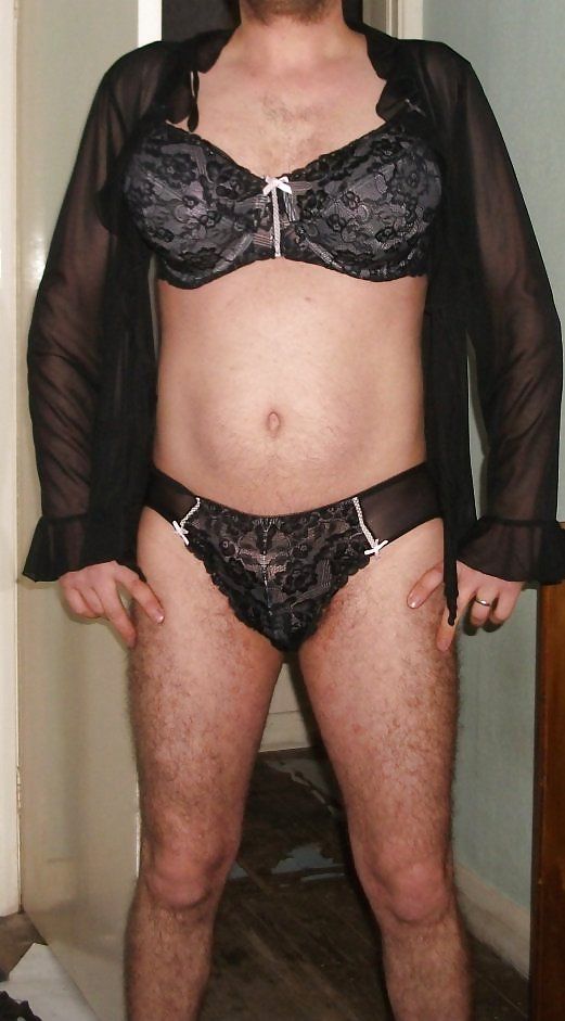 Dressing up in panties and bra, 2012. #3
