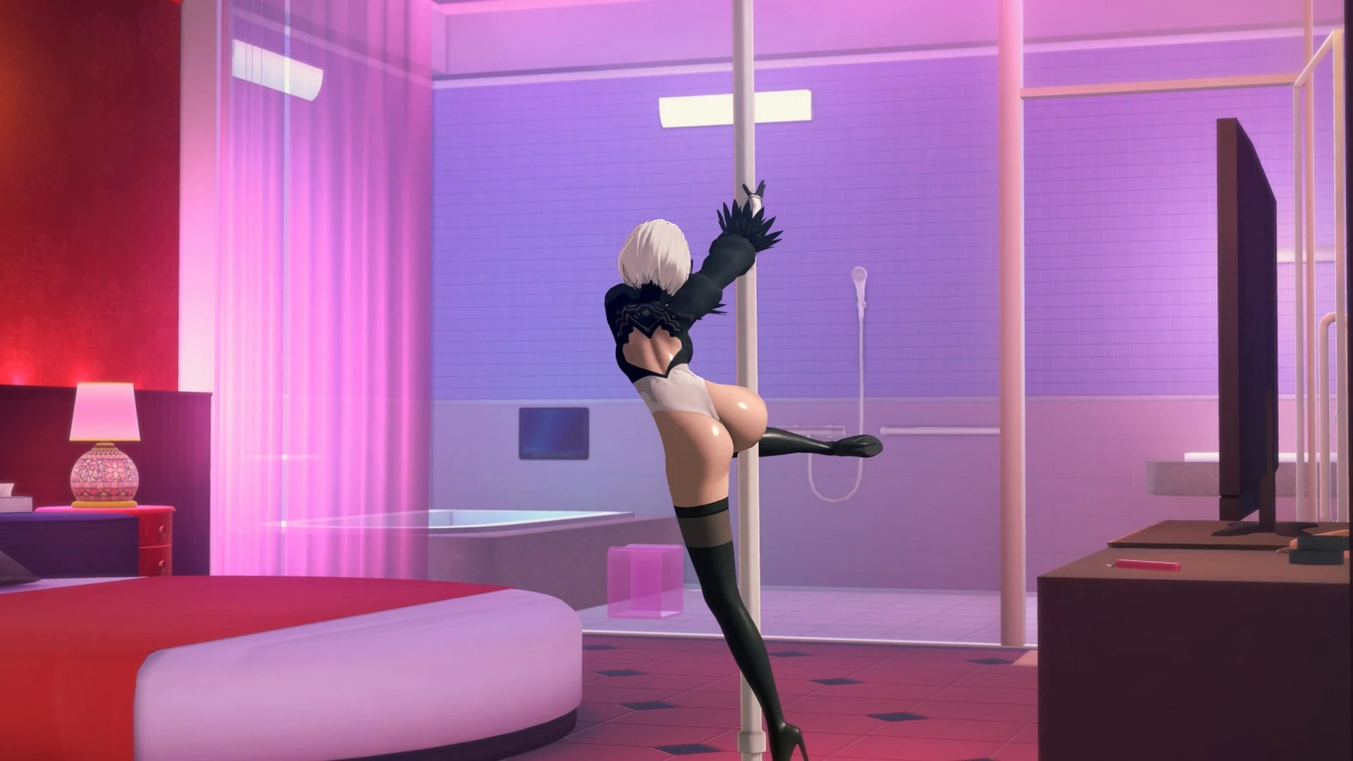 Private dance for you from 2B (NieR: Automata)