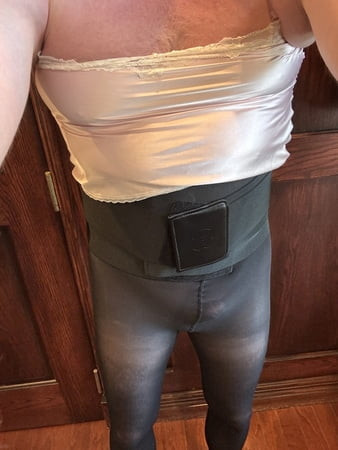 Step daughter lingerie and tights