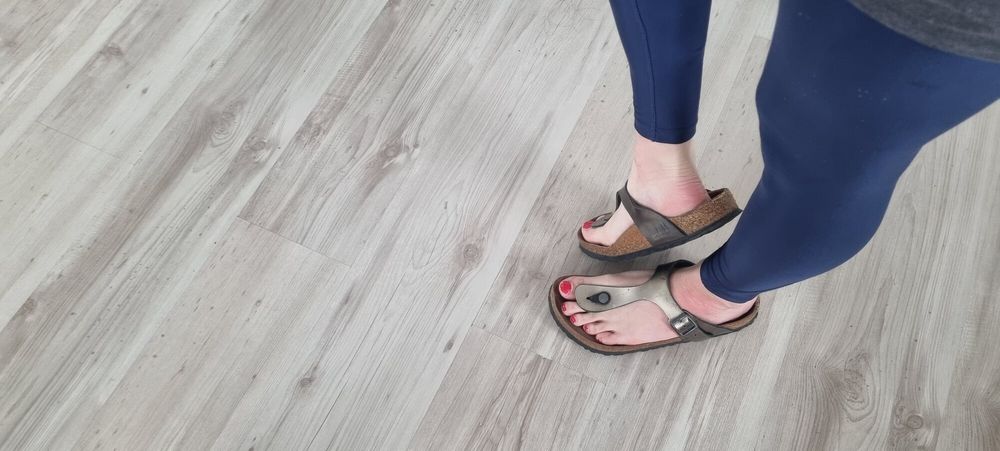 my feet in Sandals #10