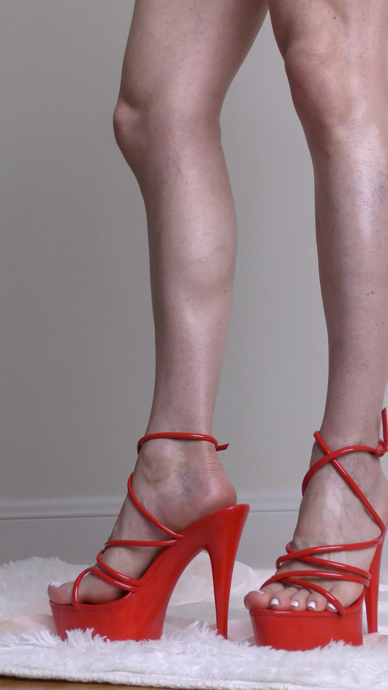 Did I go too far with these red heel?  #15