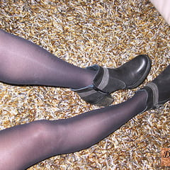 023P 40D Pantyhose and Boots