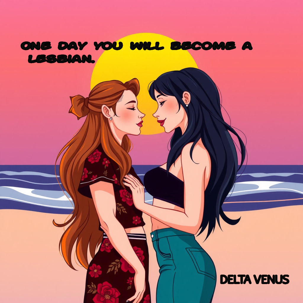 Lesbian cartoon