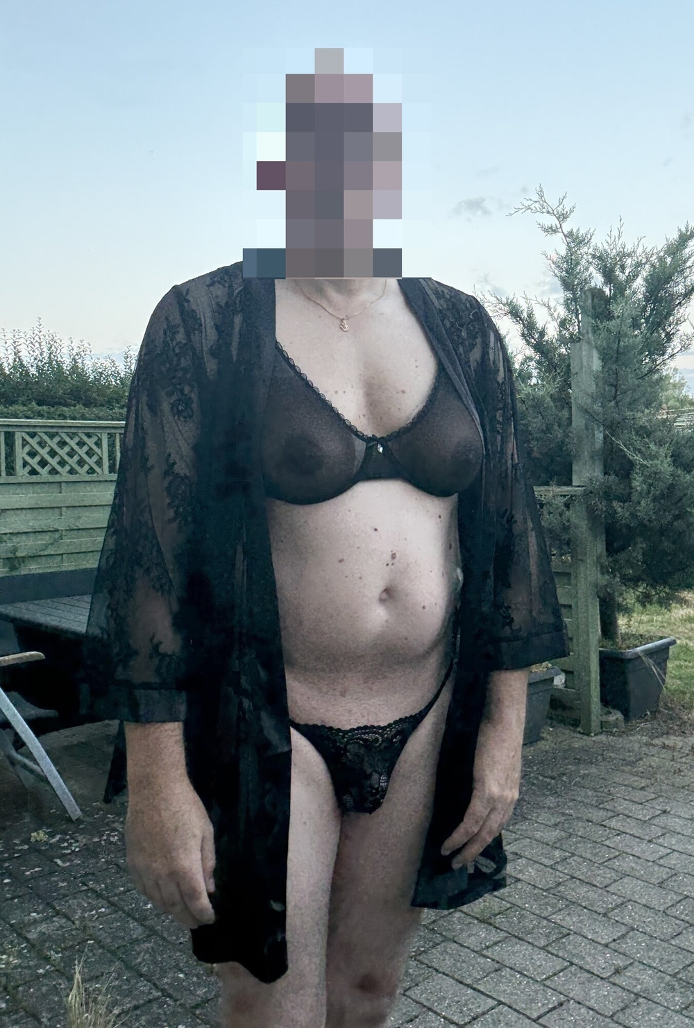 Black lingerie #9