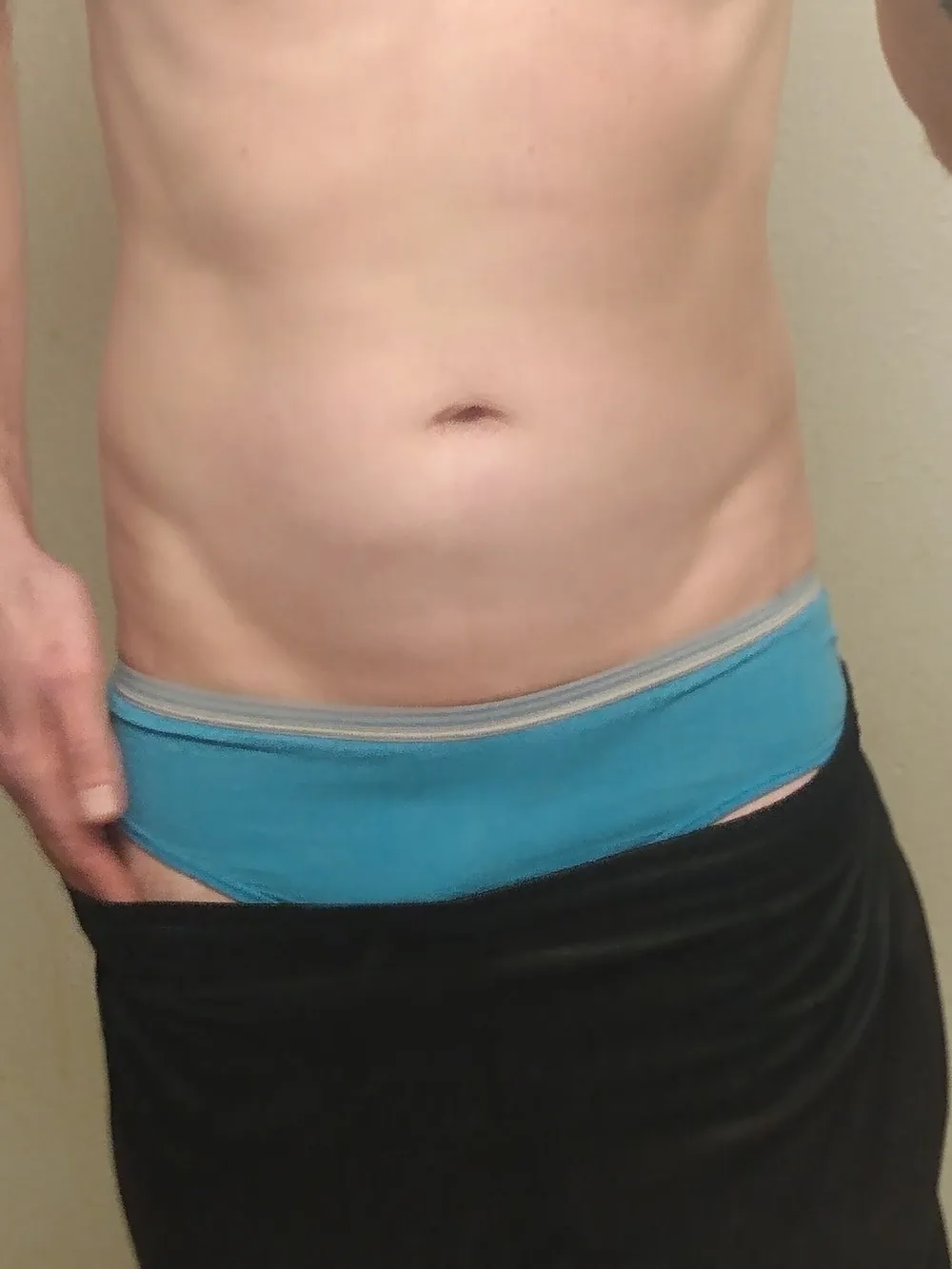 Blue underwear  #2