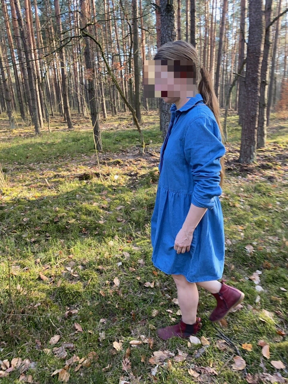 Bare bum in the forest #12