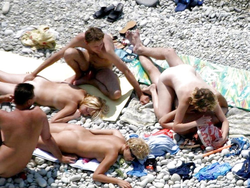 Nude Beach Blow Job