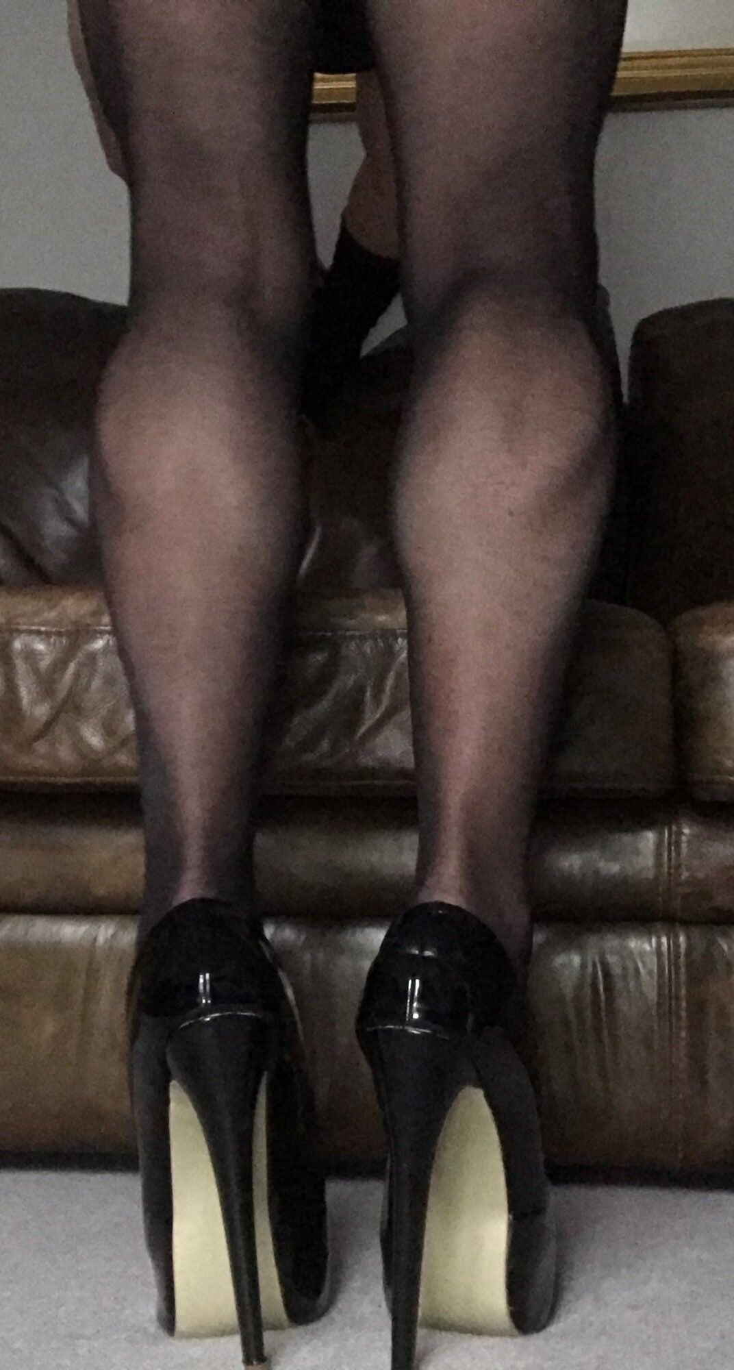 stunning legs in black tights (2) #18