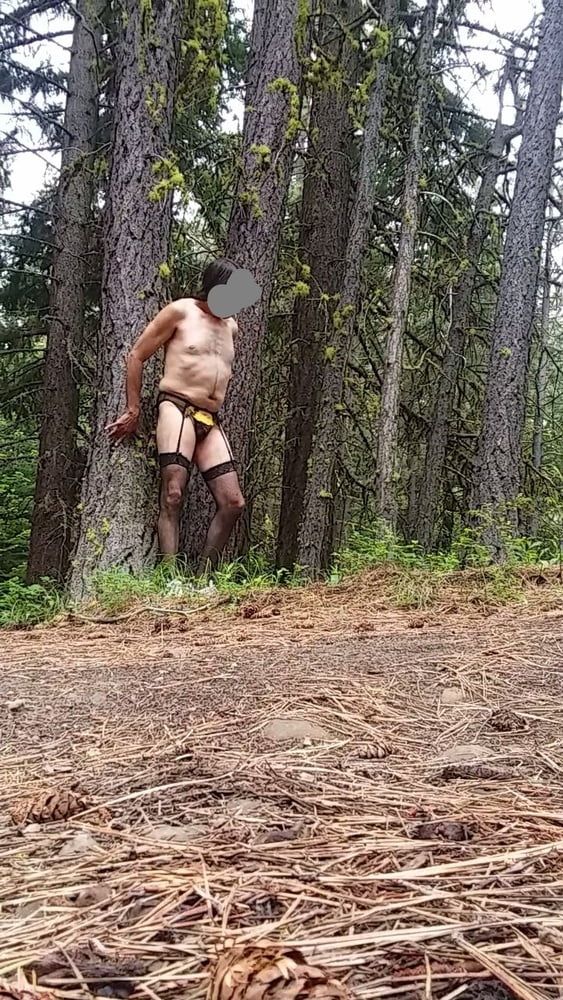 Walking around naked in the woods  #4