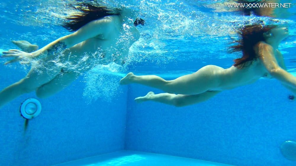  Sheril and Diana Rius Underwater Swimming Pool Erotics #7