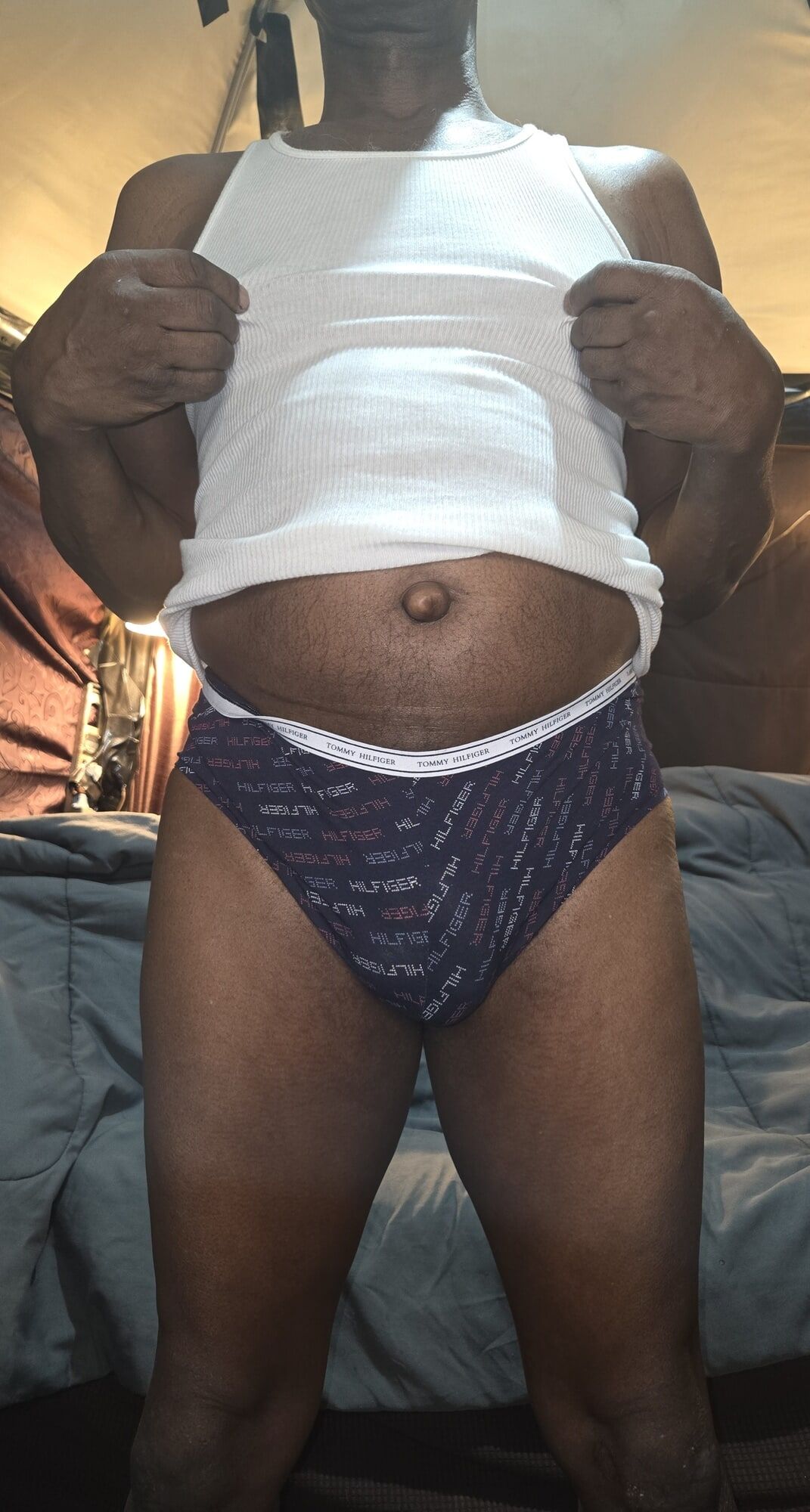 Straight Man Modeling in Panties #2