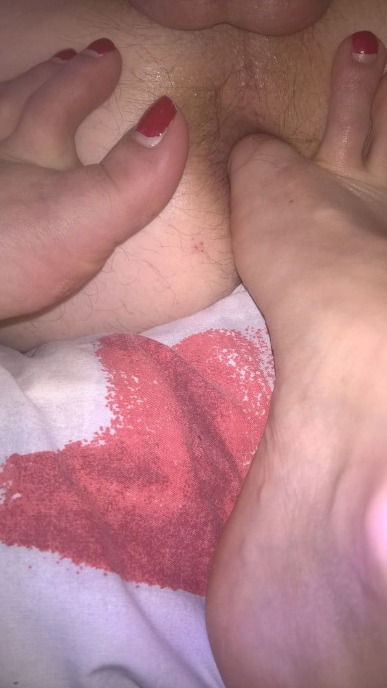 Hairy Mature Wife Toes In Husband Ass #7