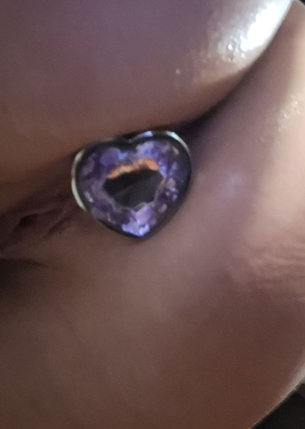 Buttplug purple diamond