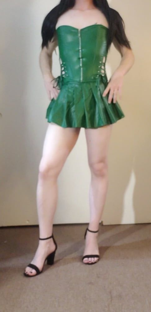 Green Corset Skirt #18
