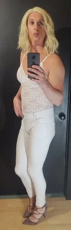 white pants         