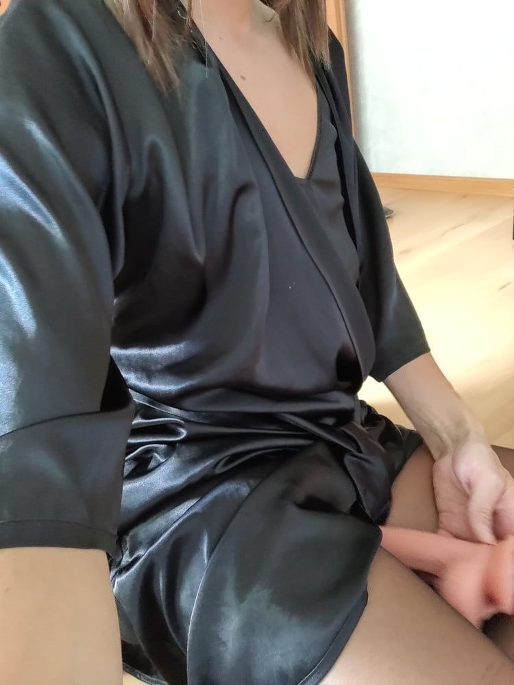 Sexy nightdress and bathroben on Miczi #14