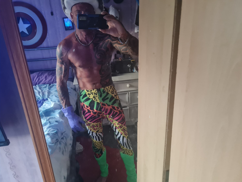 As asked why not 80s fitness cowboy hat  #10