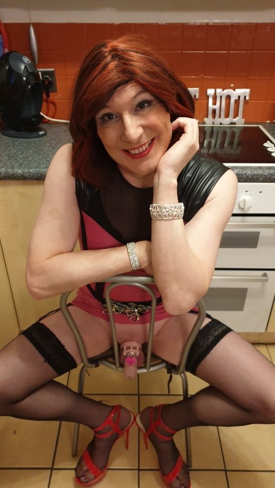 Sissy Lucy is Hot and Horny in the kitchen #43