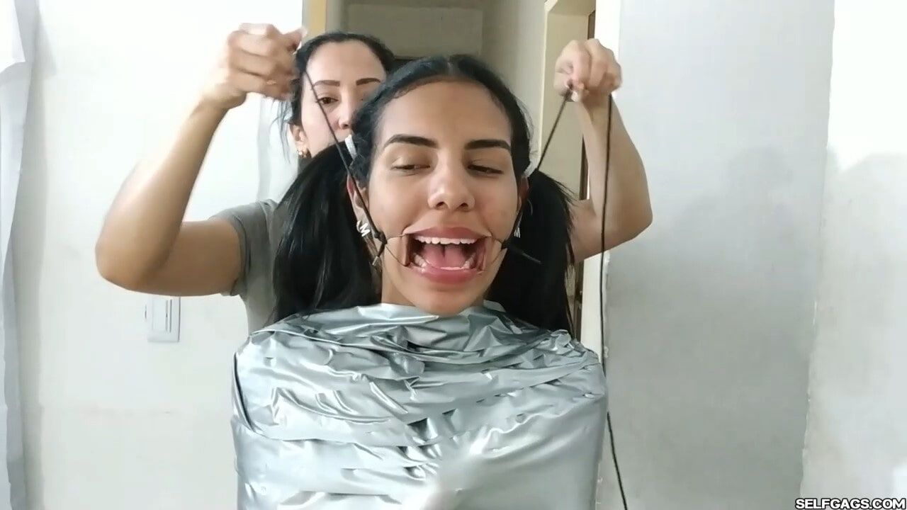 Mummified Latina Slut Mouth Hooked And Helpless #9