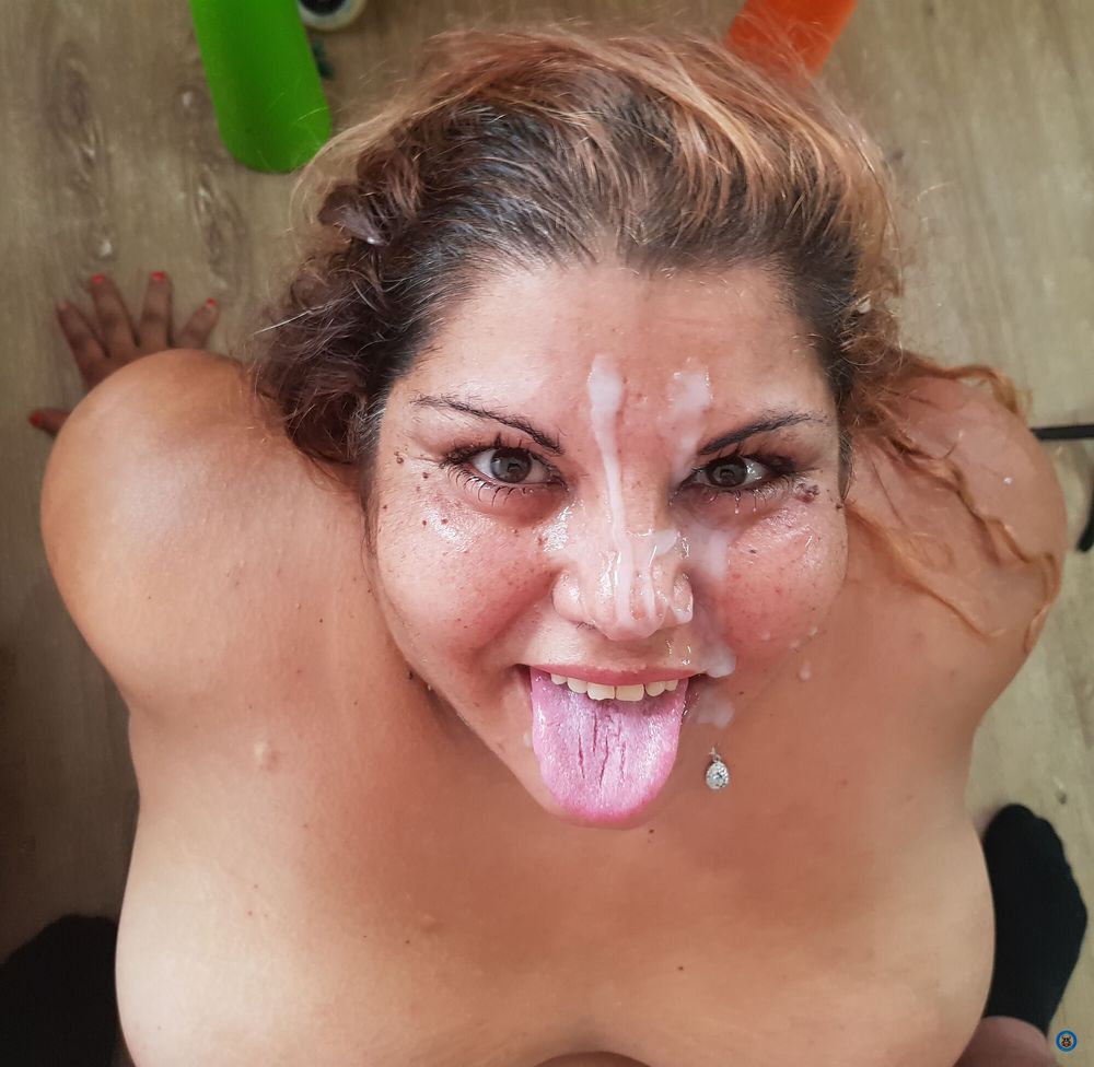 Huge gypsy cum face #18