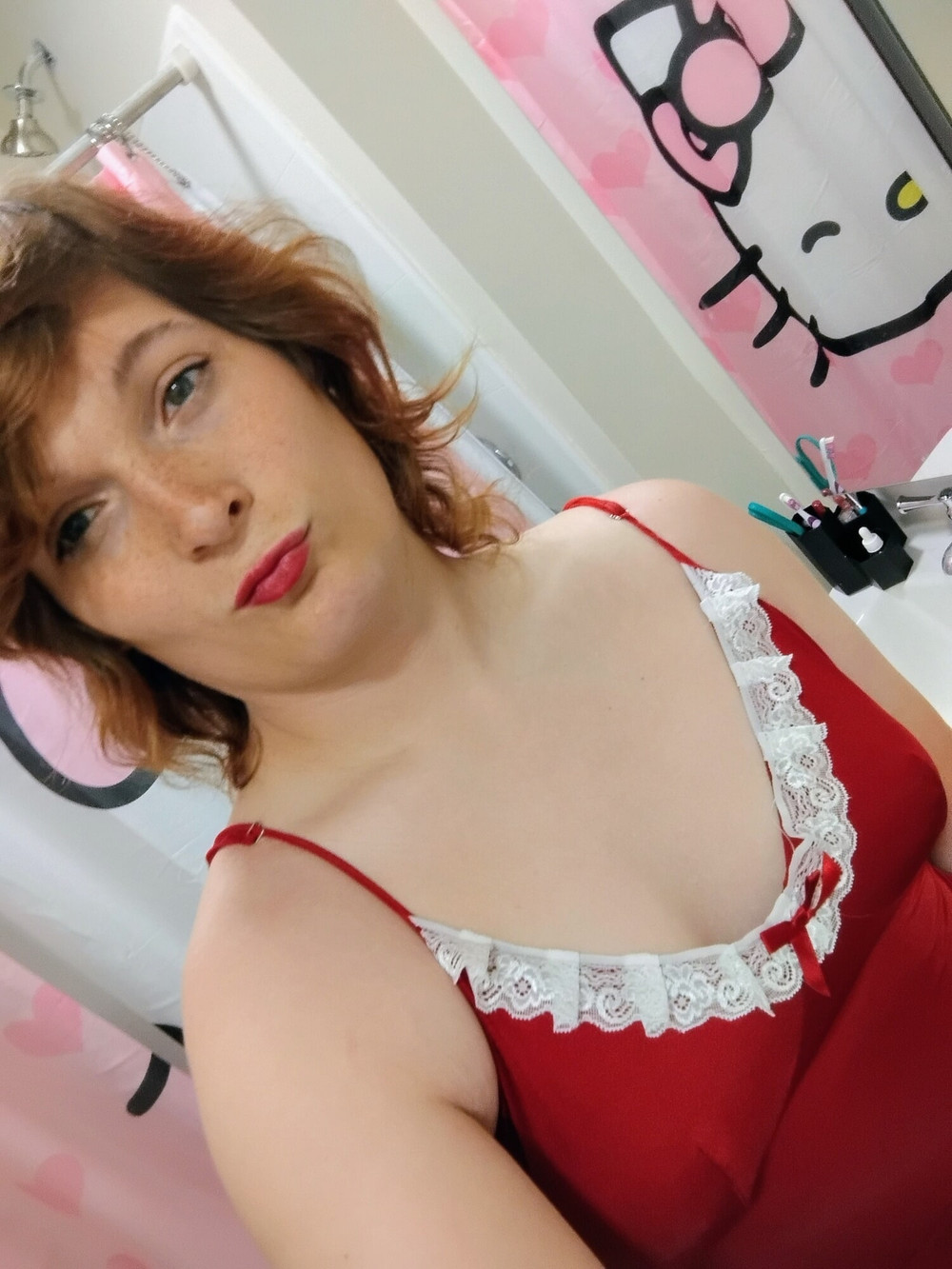 Red maid outfit  #30
