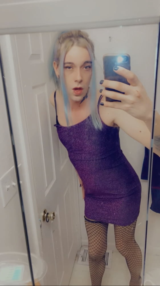 Hot Purple Minidress Slut #5