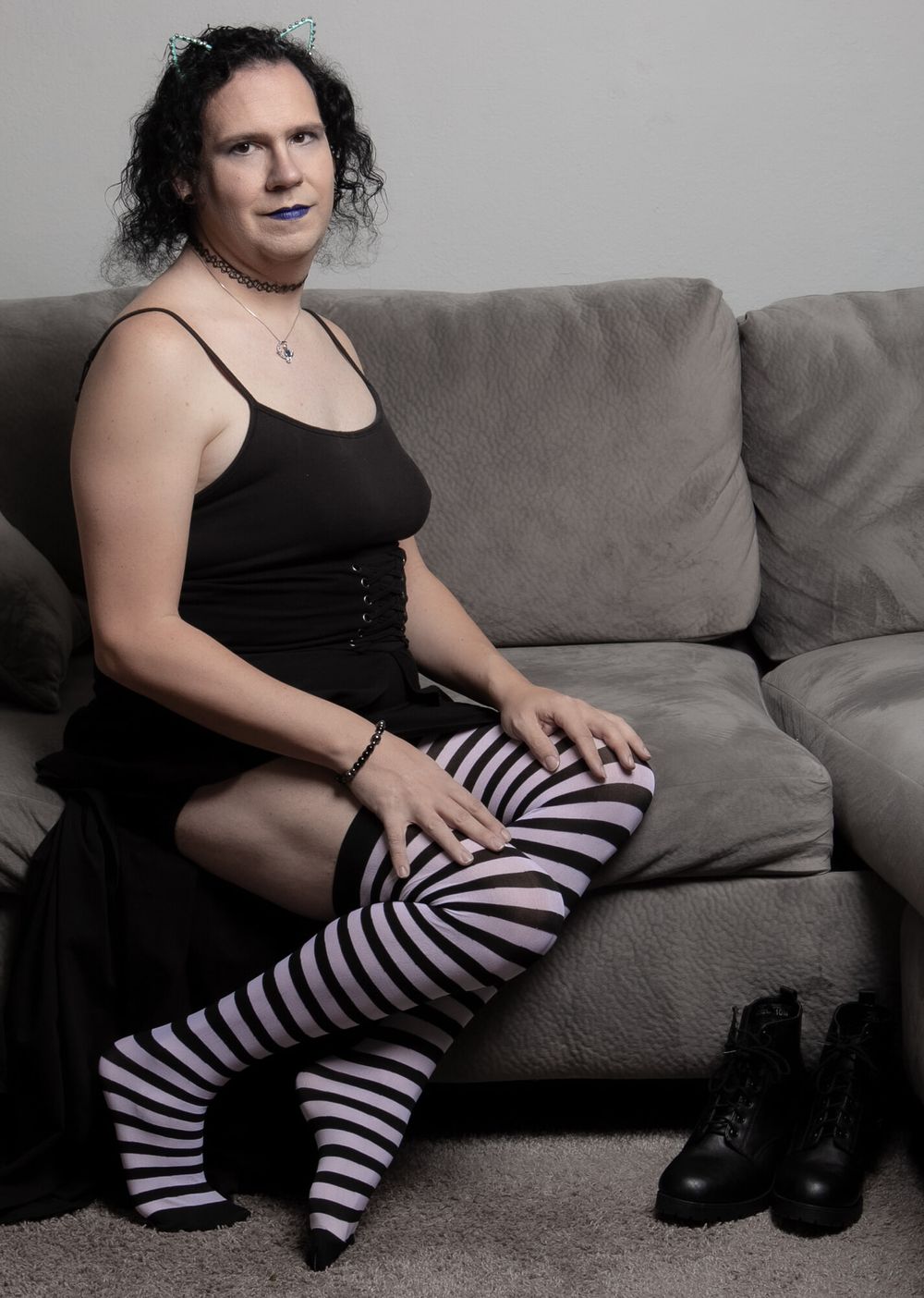 Goth Foot Tease #14