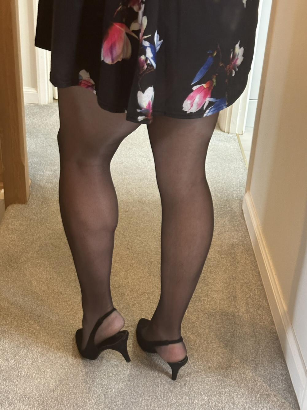 Sexy Sissy Crossdresser wearing underwear of Black Stockings #5