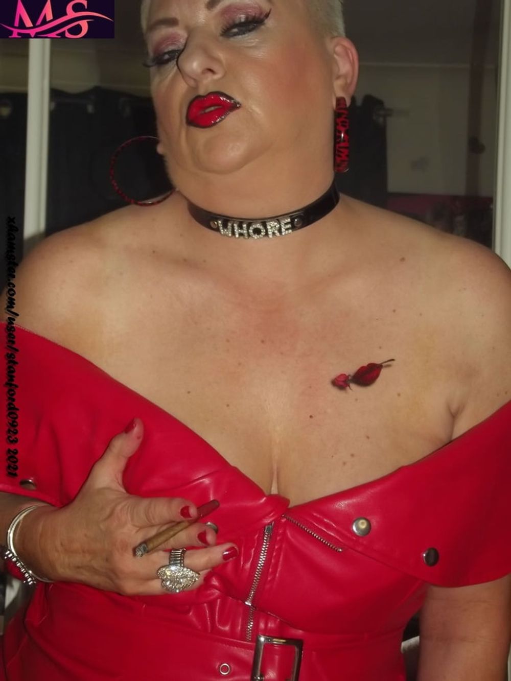 RED LEATHER WHORE #7