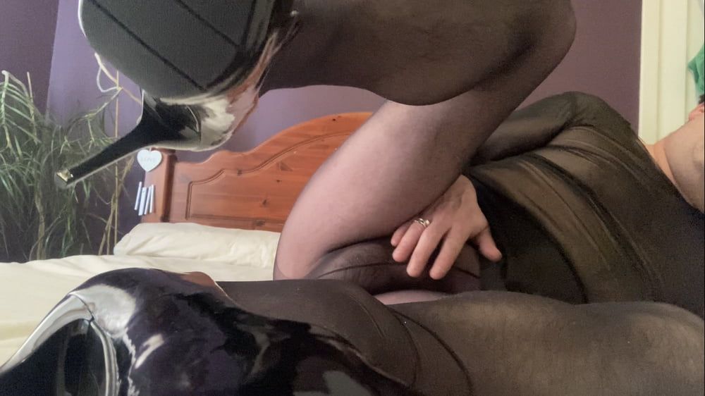 Pantyhose cock fun #14