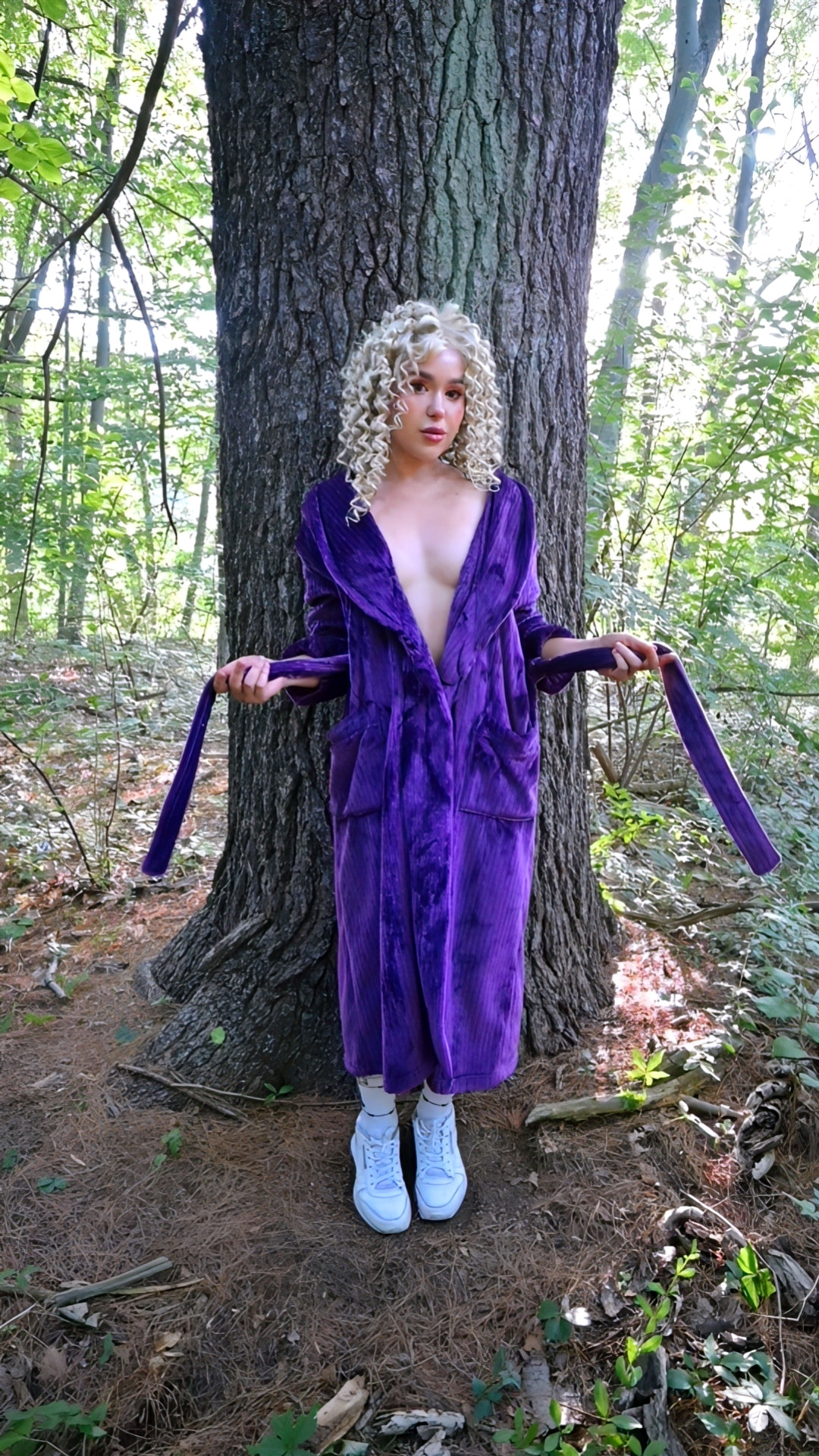 Public park nudist Fiona Brandy. Small tits, big clit, ass! #17