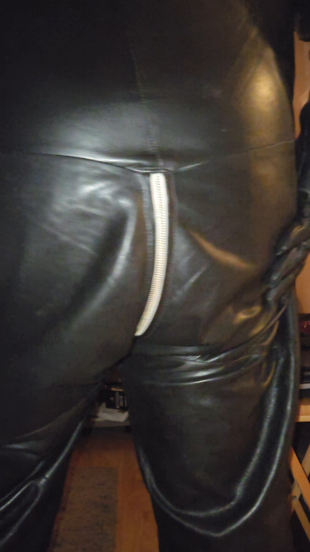 Lovely leather overalls #19