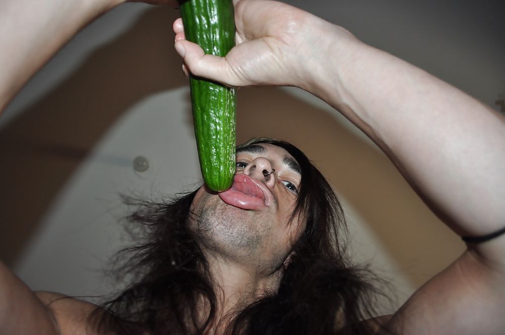 Tygra gets off with two huge cucumbers #40