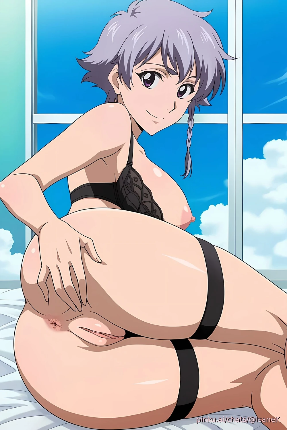 Isane Kotetsu flashing pussy, anus and boobs(Bleach) #6