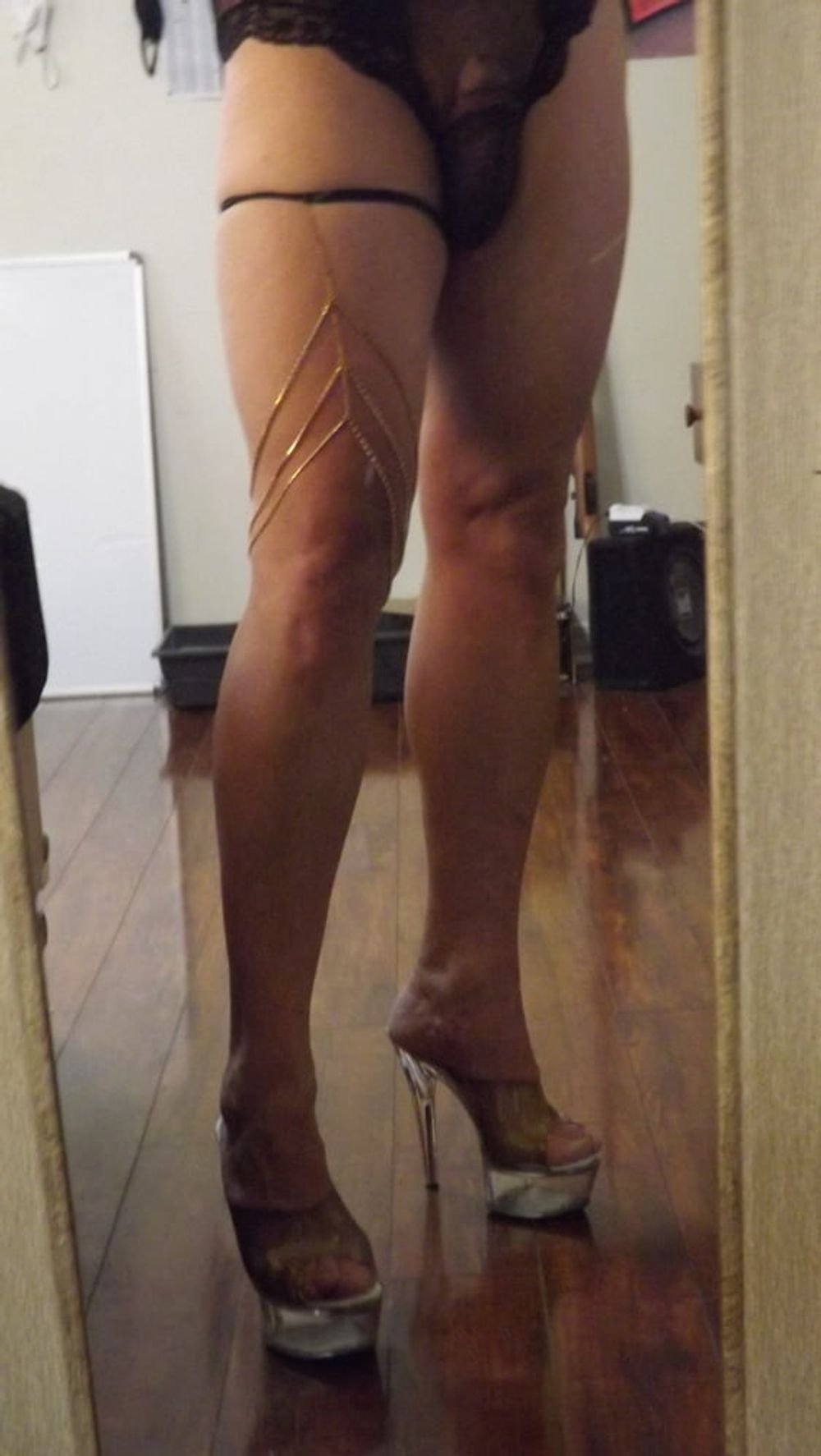 stockings and heels loves the way I feels #2