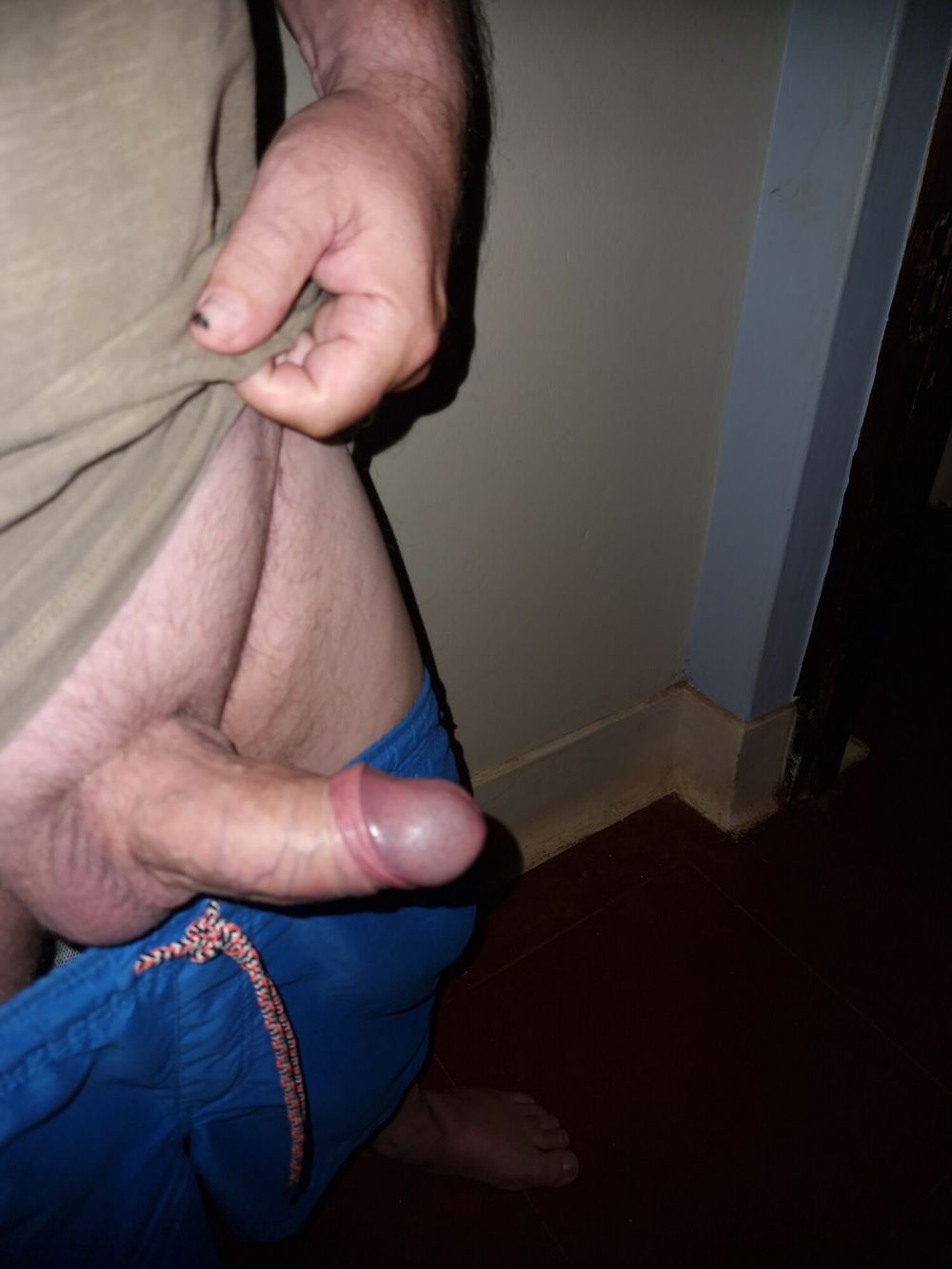 I love to show my hard thick uncut cock #16