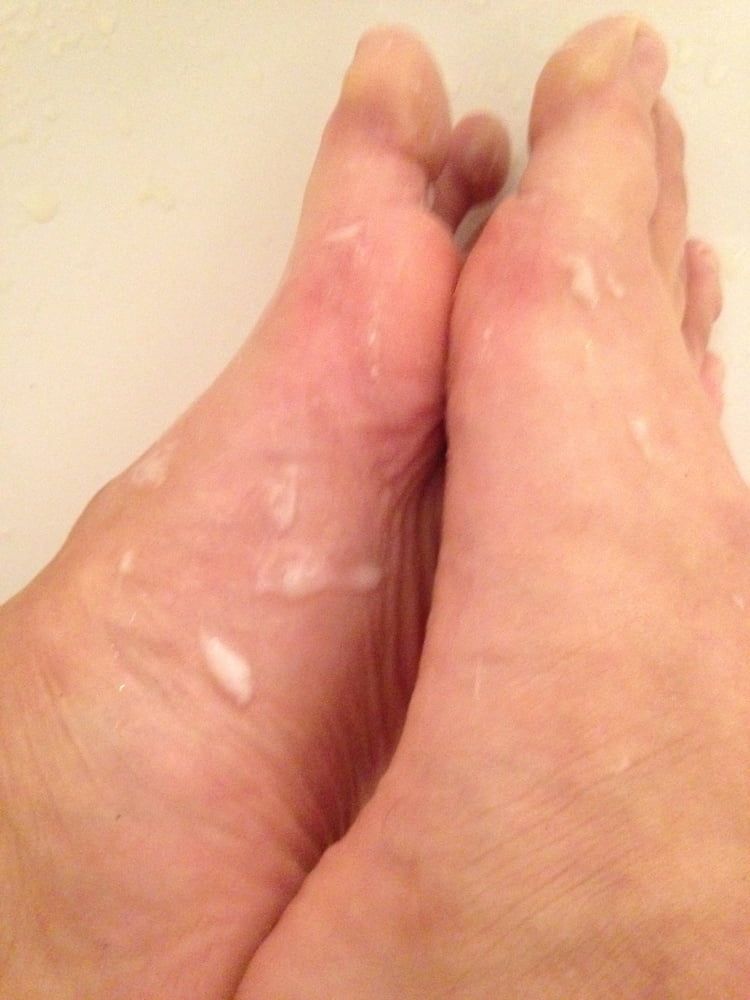 My Feet with Pee and Cum #6