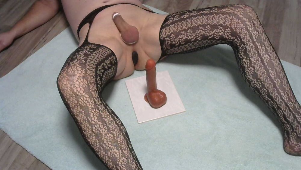 New Nylons and Monster Dildo #22